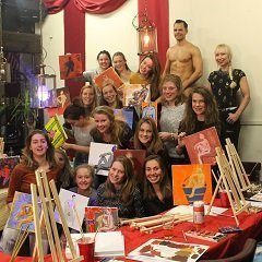 Workshop Naakt Schilderen bedrijfsuitje