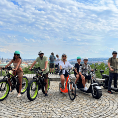 e-scooter tour Praag