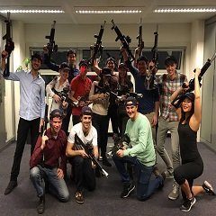 lasergamen op kantoor